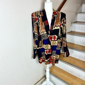 VTG BLAZER GLORY 100% rayon